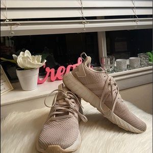 Dusty rose adidas shoes